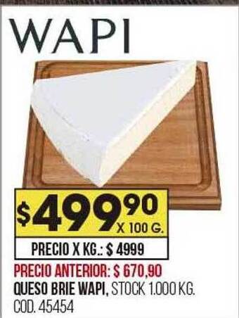 Coto Queso brie wapi oferta
