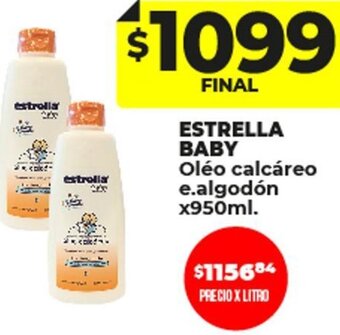 Supermayorista Vital ESTRELLA BABY Oléo calcáreo e.algodón x950ml. oferta