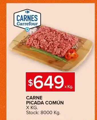 Carrefour Maxi Carne picada común oferta