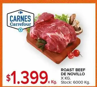 Carrefour Maxi Roast beef de novillo oferta