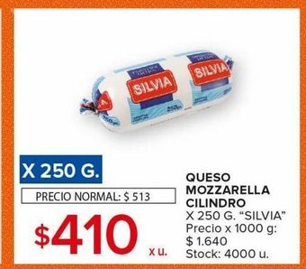 Carrefour Maxi Queso mozzarella cilindro oferta