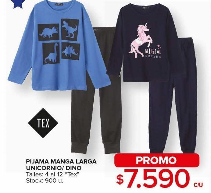 Pijama manga larga oferta en Carrefour Maxi