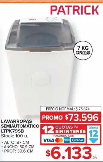 Carrefour Maxi Lavarropas oferta