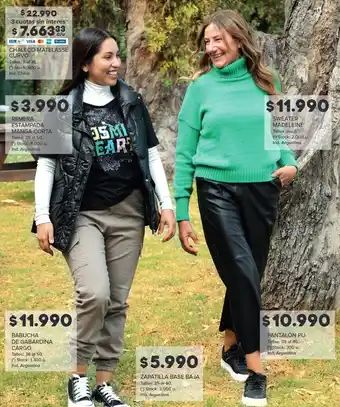 Carrefour CHALECO MATELASSE CURVO Talles: S al XL. oferta