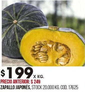 Coto ZAPALLO JAPONÉS oferta