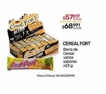 Nini Mayorista Cereal fort barra de cereal varios sabores oferta