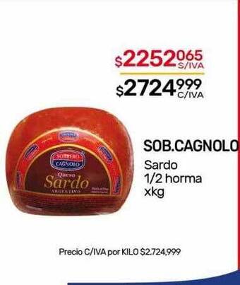 Nini Mayorista Sob cagnolo sardo 1 2 horma x kg oferta