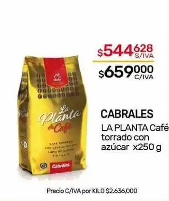 Nini Mayorista Cabrales la planta café torrado con azúcar oferta