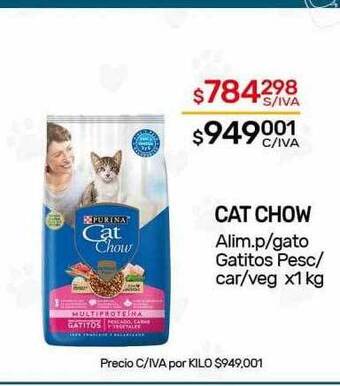 Nini Mayorista Cat chow alim p gato gatitos pesc car veg oferta