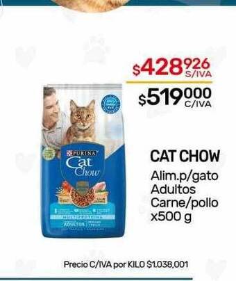 Nini Mayorista Cat chow alim p gato adultos carne pollo oferta