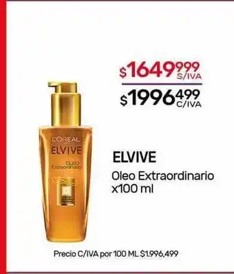 Nini Mayorista Elvive oleo extraordinario oferta
