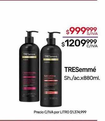 Nini Mayorista Tresemmé sh ac oferta