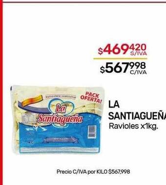 Nini Mayorista La santiagueña ravioles oferta