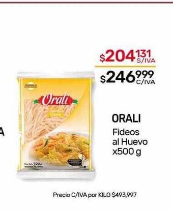 Nini Mayorista Orali fideos al huevo oferta