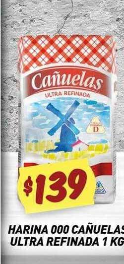 Supermercados Zeta Harina 000 cañuelas ultra refinada oferta