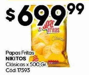 Diarco Papas fritas nikitos clásicas oferta