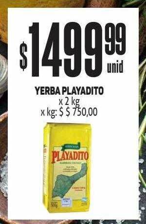 Makro Yerba playadito oferta