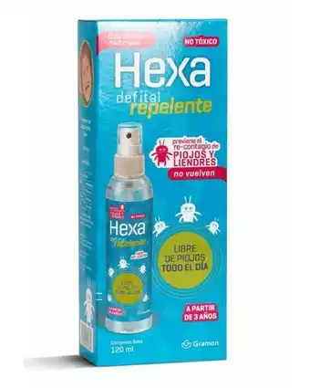 Punto de Salud Hexa-defital repelente de piojos - solución spray x120 ml oferta