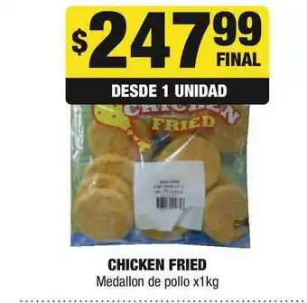 Maxi Ofertas Chicken Fried Medallon de pollo x1kg oferta