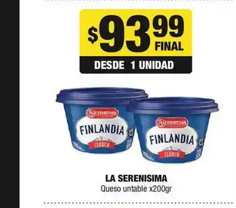 Maxi Ofertas La Serenisima Queso untable x200gr oferta