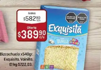 El Nene Bizcochuelo exquisita vainilla oferta