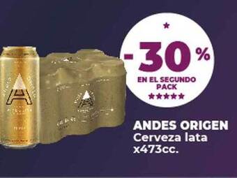 Supermayorista Vital Andes origen cerveza lata oferta
