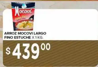 Supermercados Mayor Arroz mocovi largo fino estuche oferta