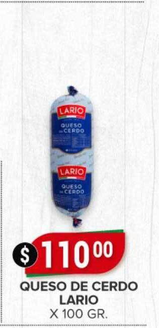 Supermercados Mayor Queso de cerdo lario oferta
