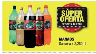 Maxi Ofertas Manaos Gaseosa x 2,250ml oferta
