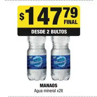 Manaos Agua mineral x2lt