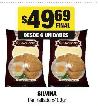 Maxi Ofertas Silvina Pan rallado x400gr oferta