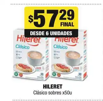 Maxi Ofertas Hileret Clásico sobres x50u oferta