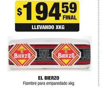 El Bierzo Fiambre para emparedado xkg