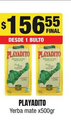 Maxi Ofertas Playadito Yerba mate x500gr oferta
