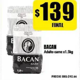 Supermayorista Vital Bacan Adulto carne x1.5kg oferta