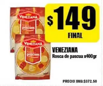 Supermayorista Vital Veneziana Rosca de pascua x400gr oferta