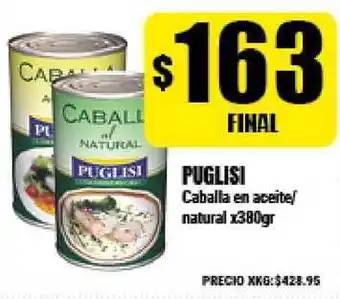Supermayorista Vital Puglisi Caballa en aceite/natural x380gr oferta