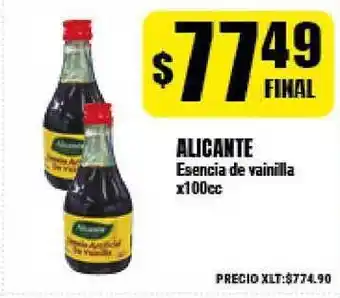Supermayorista Vital Alicante Esencia de vainilla x100cc oferta