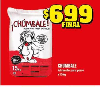 Supermayorista Vital Chumbale Alimento para perro x15kg oferta