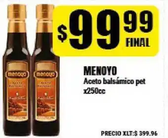 Supermayorista Vital Menoyo Aceto balsámico pet x250cc oferta