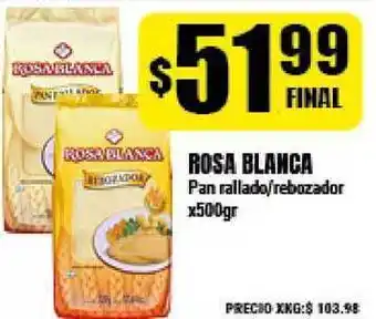 Supermayorista Vital Rosa Blanca Pan rallado/rebozador x500gr oferta