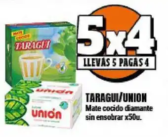 Supermayorista Vital Taragui/Union Mate cocido diamante sin ensobrar x50u oferta