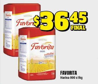 Supermayorista Vital Favorita Harina 000 x1kg oferta