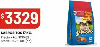 Changomas SABROSITOS 17 KG. oferta