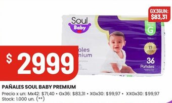 Changomas PAÑALES SOUL BABY PREMIUM oferta