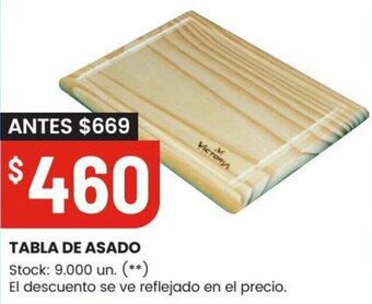 Changomas TABLA DE ASADO oferta