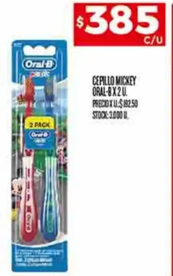 Supermercados DIA CEPILLO MICKEY ORAL-8X2U. oferta