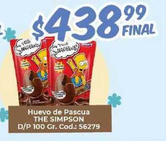 Diarco The Simpson Huevo de Pascua d/p 100gr Cod.: 56279 oferta