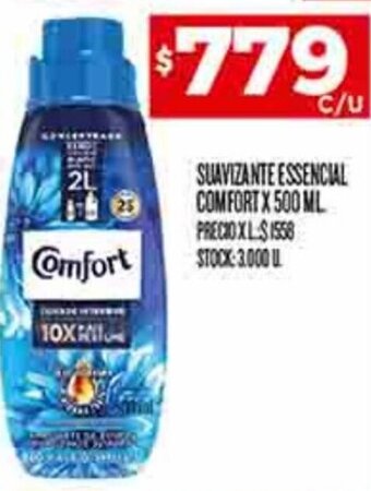 Supermercados DIA SUAVIZANTE ESSENCIAL COMFORT X 500 ML oferta