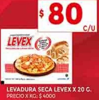 Supermercados DIA LEVADURA SECA LEVEX X 20 G. oferta